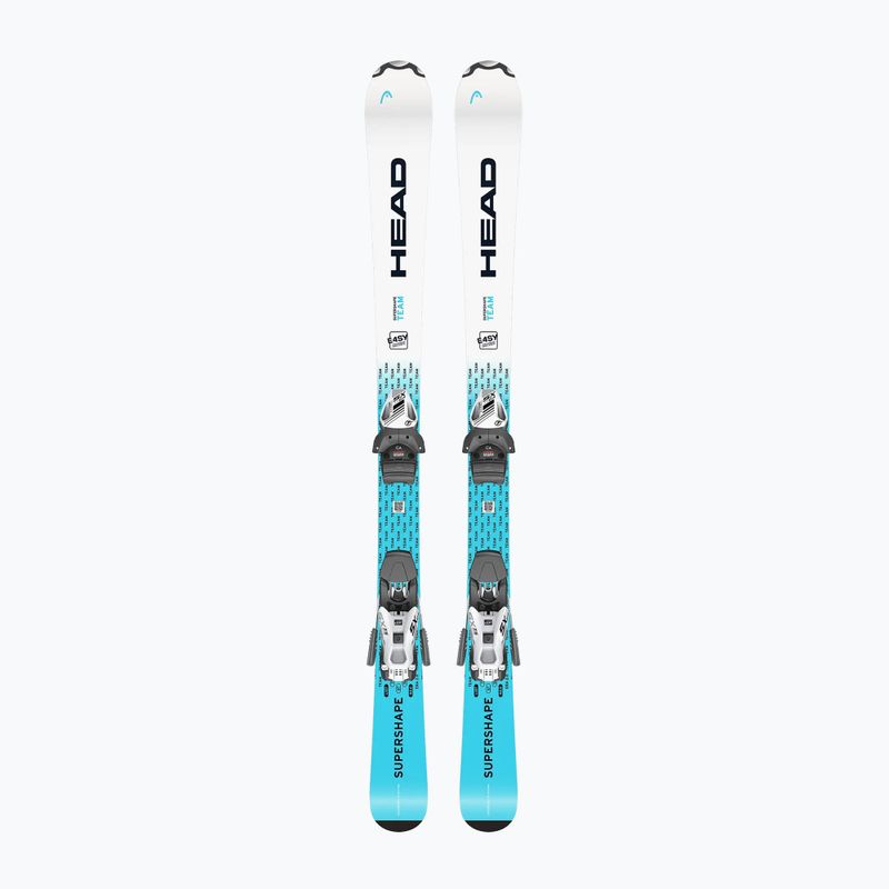 Детски пистови ски HEAD Supershape Team Easy JRS + автомати Jrs 7.5 GW CA white/blue