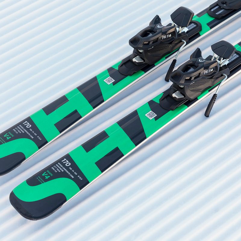 Пистови ски HEAD Shape V4 AMT-PR + автомати PR 11 GW anthracite/green 9