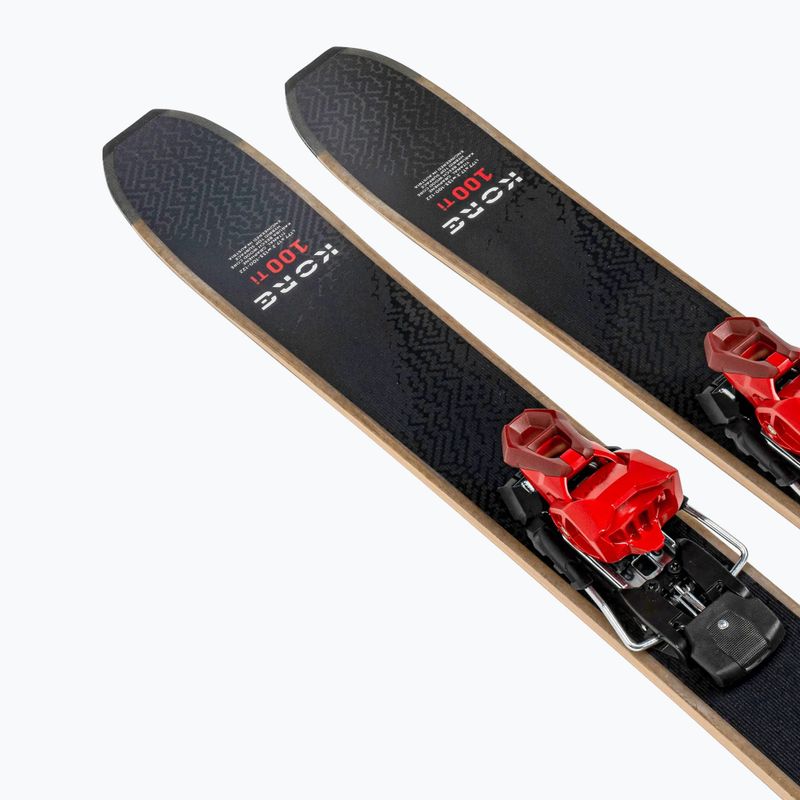 Пистови ски HEAD Kore 100 Ti + автомати Attack 14 GW black/red 5