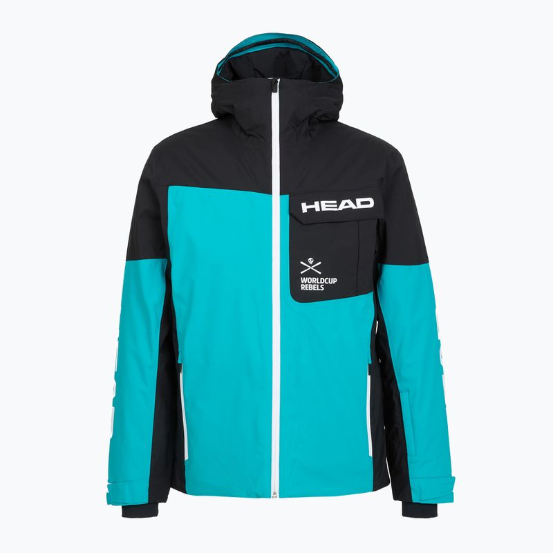 Мъжко скиорско яке HEAD Race Nova black/blue