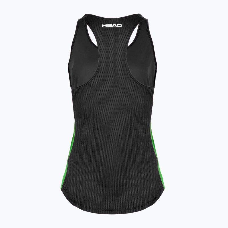 Дамски потник за тенис HEAD Spirit Tank Top black 2