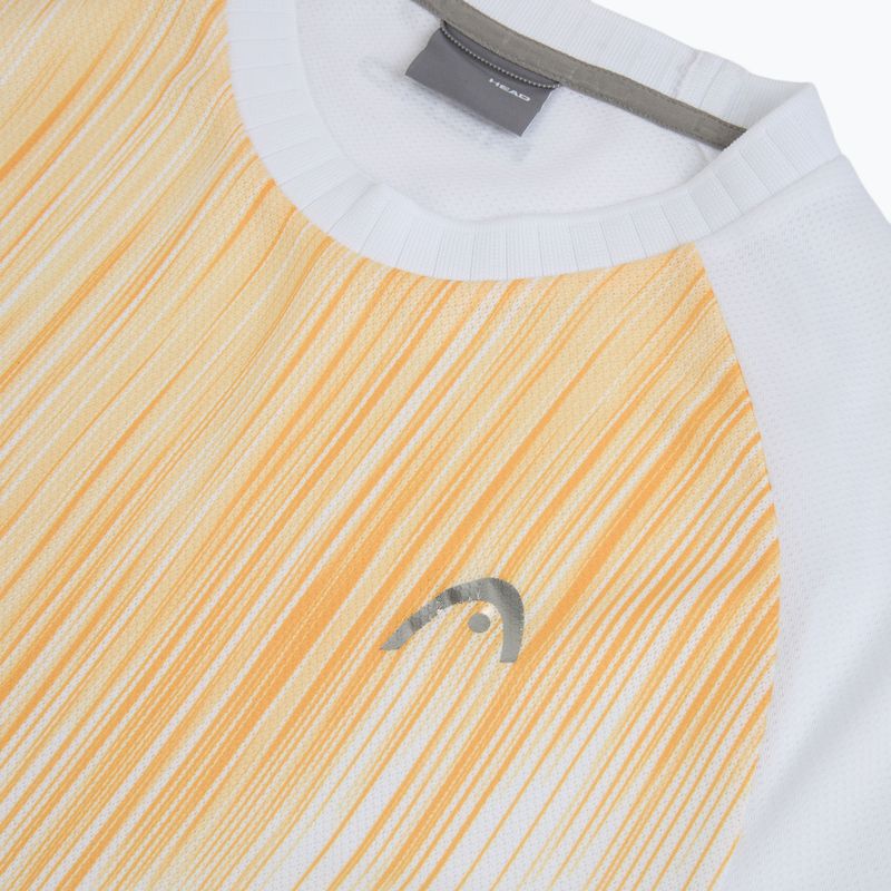 Мъжка тениска за тенис HEAD Performance print white 3