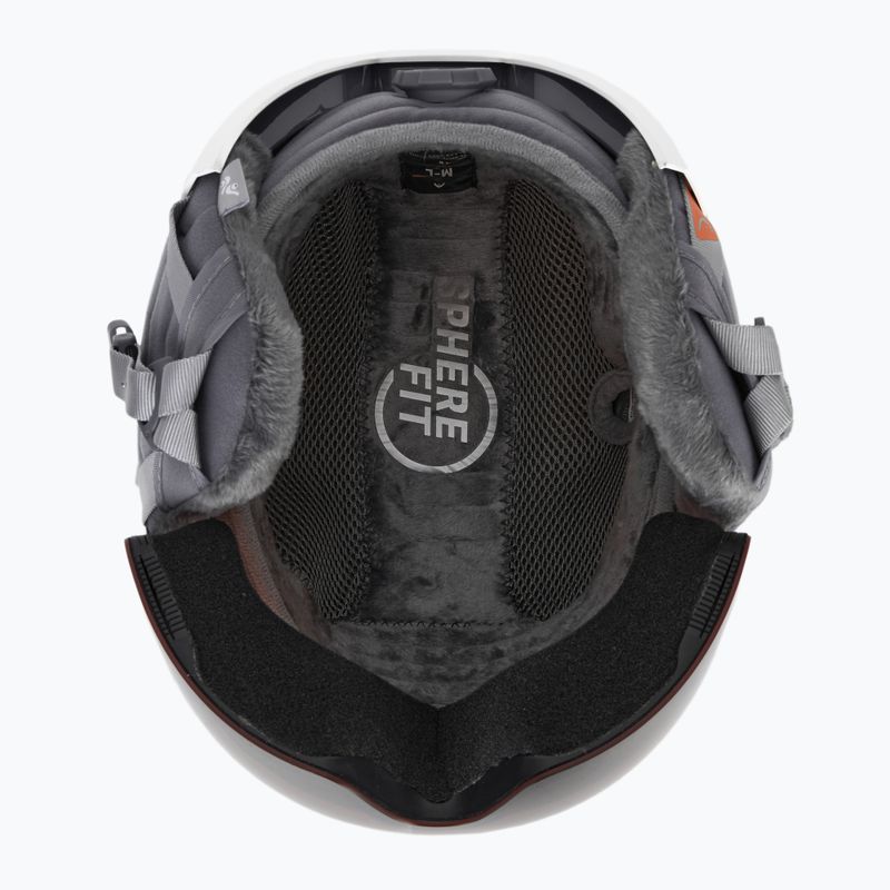 Дамска ски каска HEAD Cinema Pro W white/silver red 5