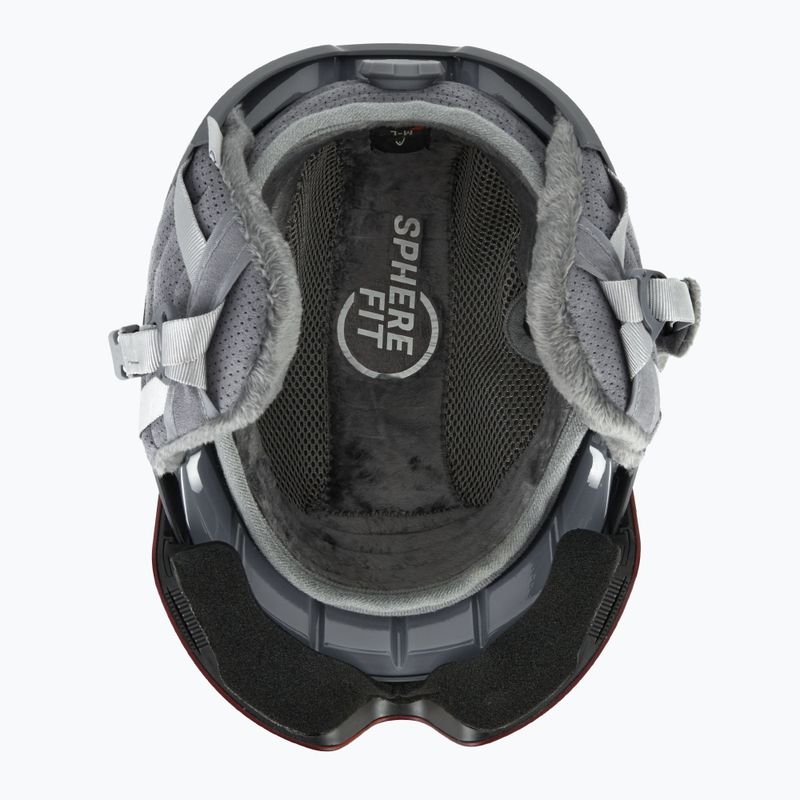 Дамска ски каска HEAD Cinema Pro W grey/red yellow 4