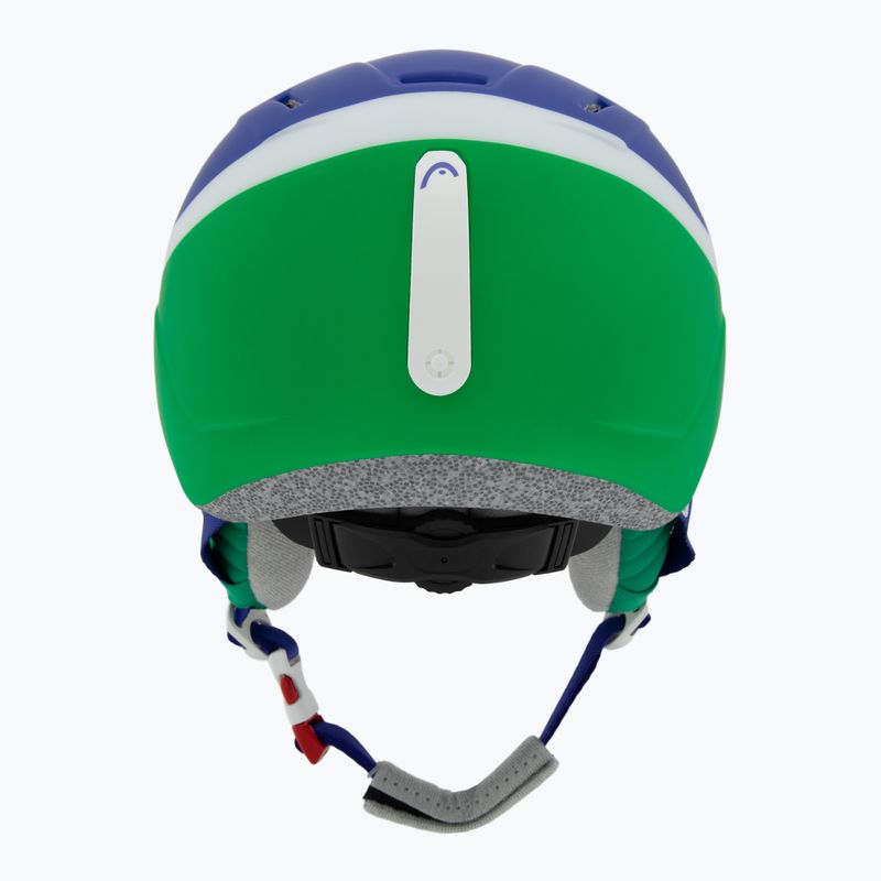 Детска ски каска HEAD Mojo Visor Jr. blue/green/silver red 4
