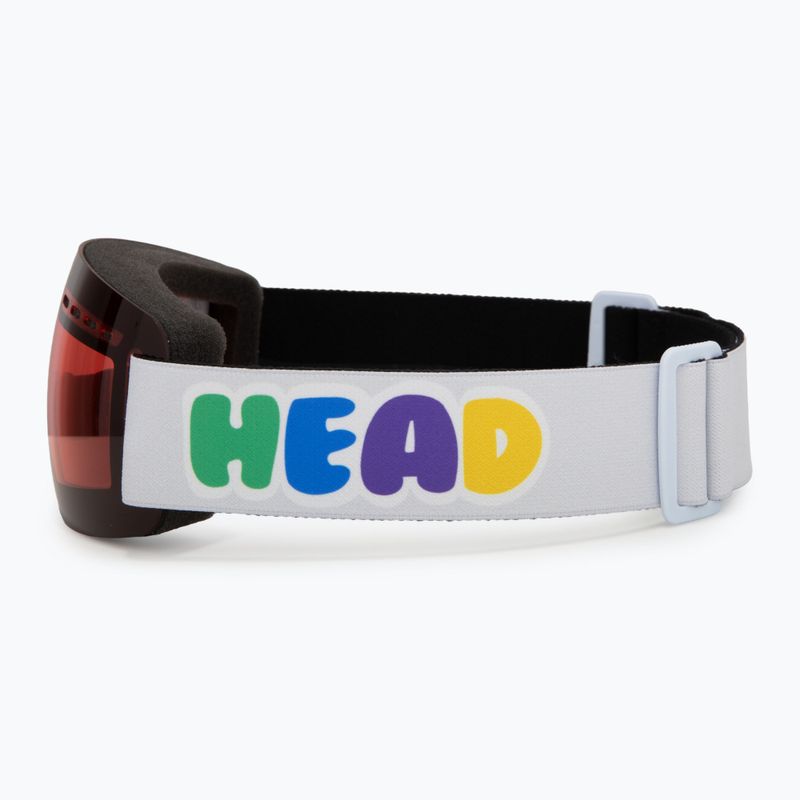 Детски скиорски очила HEAD Solar red/red 4