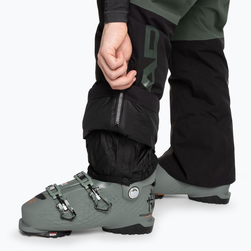 Мъжки ски панталони HEAD Race Nova black/dark thyme 6