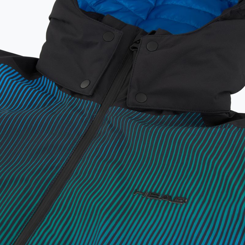 Мъжко ски яке HEAD Supershape II print/ocean blue 3