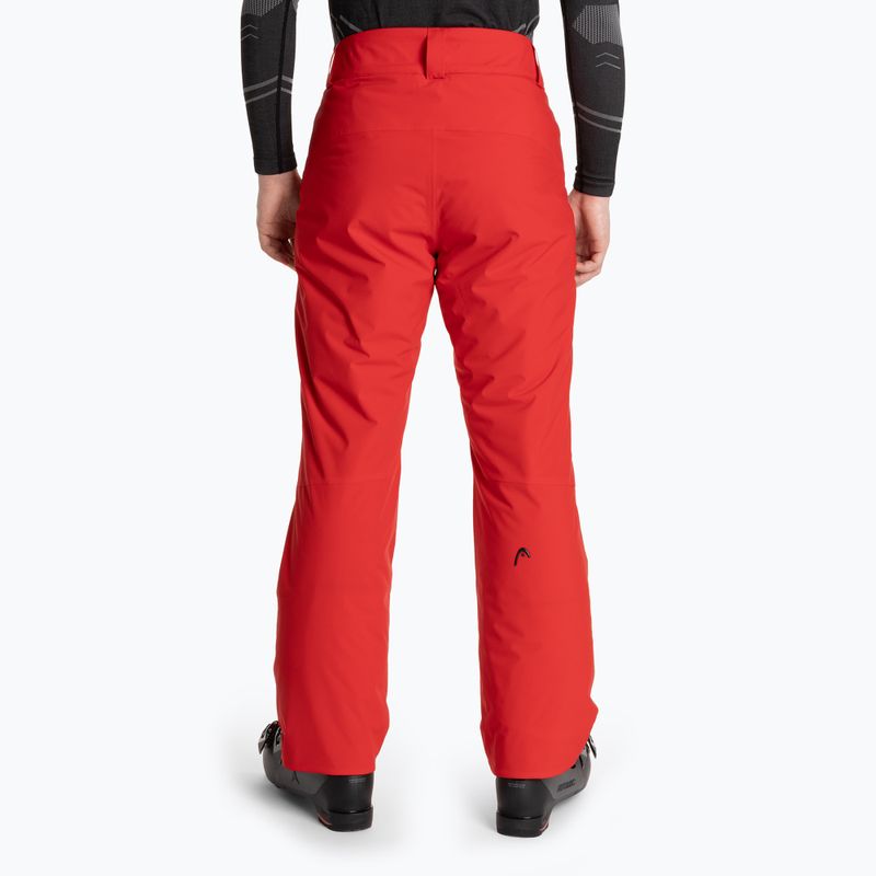 Мъжки скиорски панталони HEAD Supershape red 2