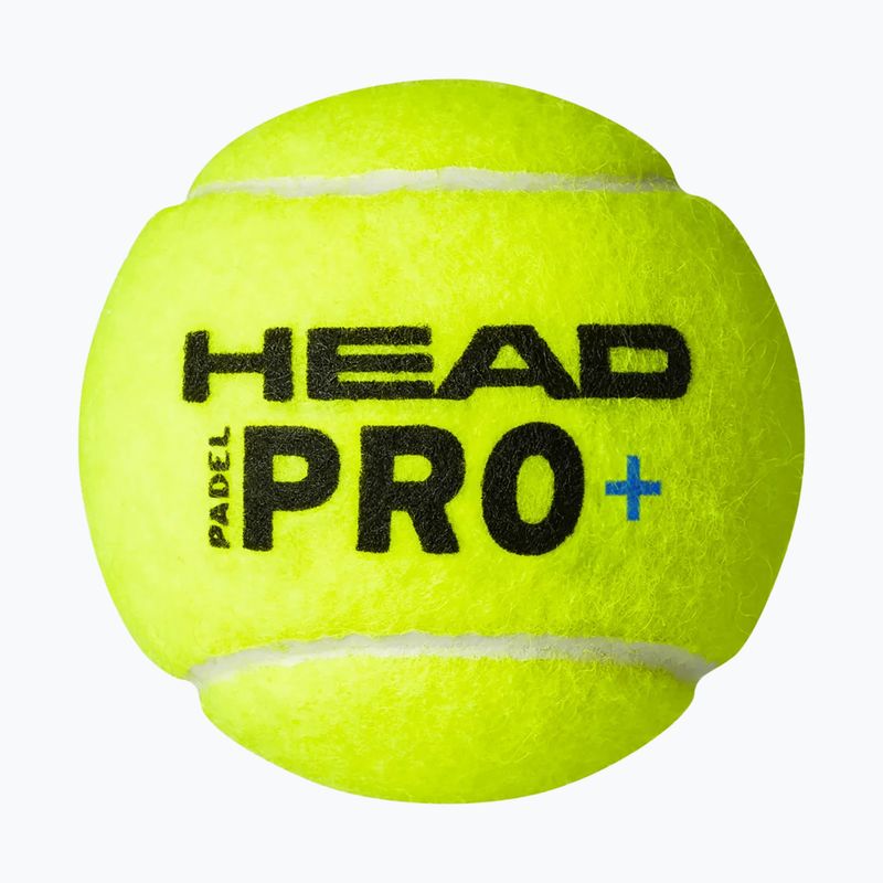 Топки за падел HEAD Padel Pro+ 3 бр. yellow 3