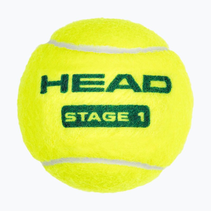 Детски топки за тенис HEAD Stage 1 3 бр. green 3