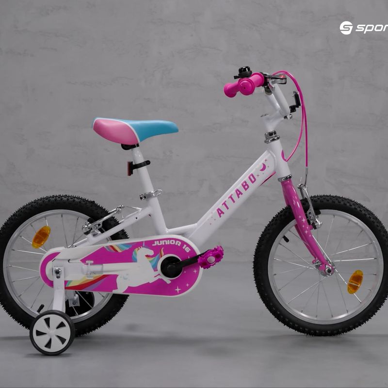 Детски велосипед ATTABO Junior 16" розов 21