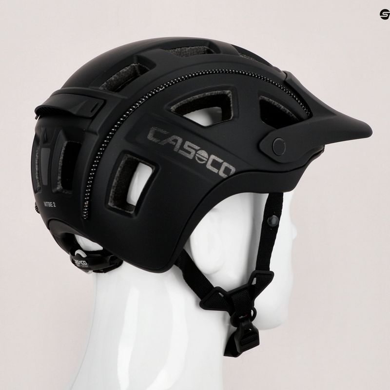 CASCO MTBE 2 велосипедна каска черен мат 9