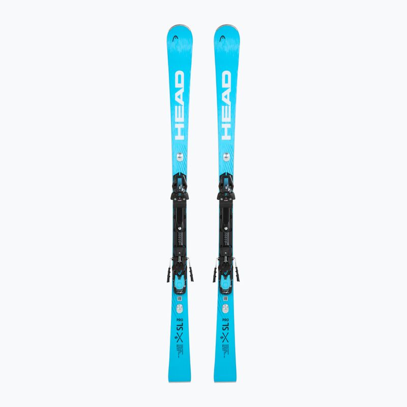 Ски за спускане HEAD WC Rebels e-SL Pro RP WCR 14 + автомати Freeflex 14 GW blue/white