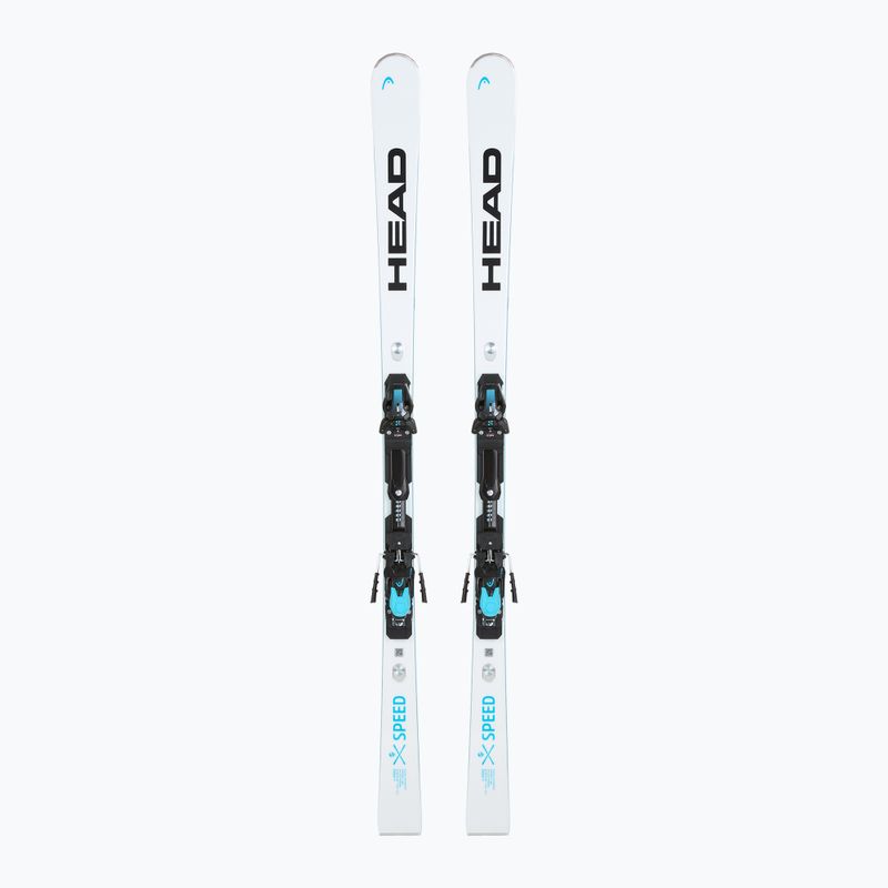 Ски за спускане HEAD WC Rebels e-Speed RP EVO 14 + Freeflex 14 GW white/blue