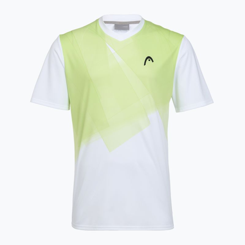 Мъжка тениска за тенис HEAD Topspin print vision m/lime