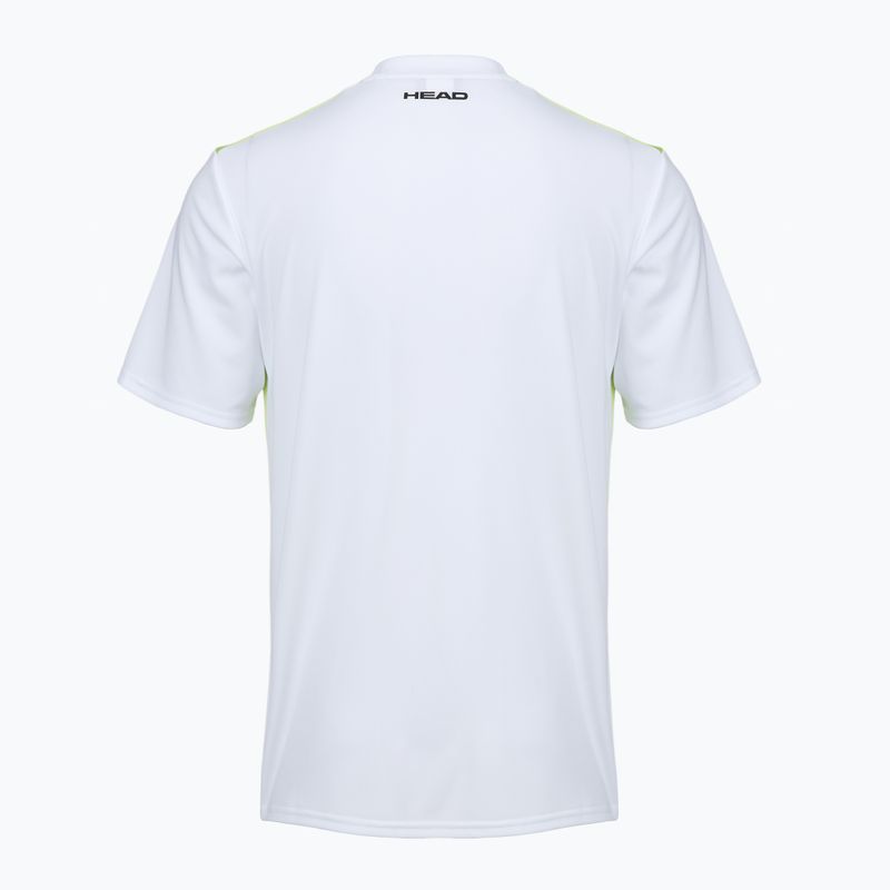 Мъжка тениска за тенис HEAD Topspin print vision m/lime 2
