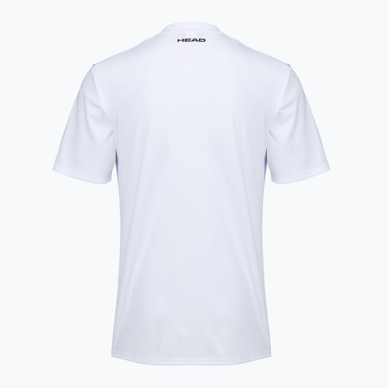 Мъжка тениска за тенис HEAD Topspin print vision m/navy 2