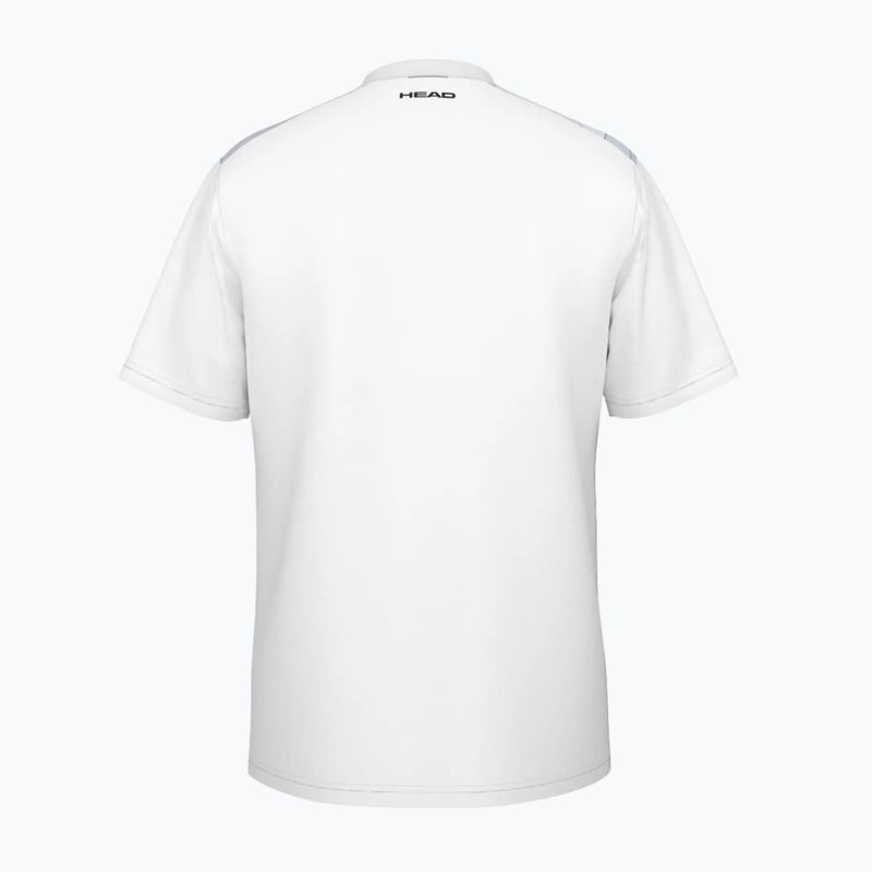 Мъжка тениска за тенис HEAD Topspin print vision m/navy 2