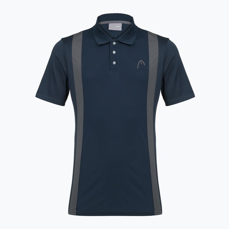 Мъжка поло фланелка за тенис HEAD Club 25 Tech Polo navy 7