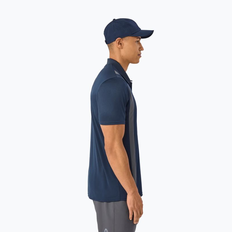 Мъжка поло фланелка за тенис HEAD Club 25 Tech Polo navy 4