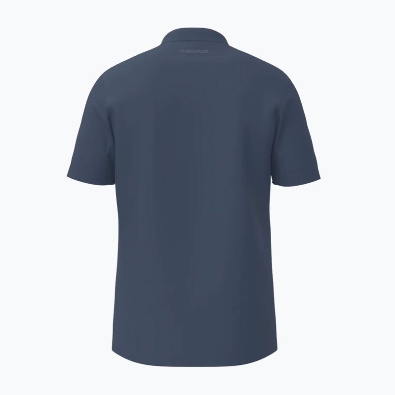 Мъжка поло фланелка за тенис HEAD Club 25 Tech Polo navy 8