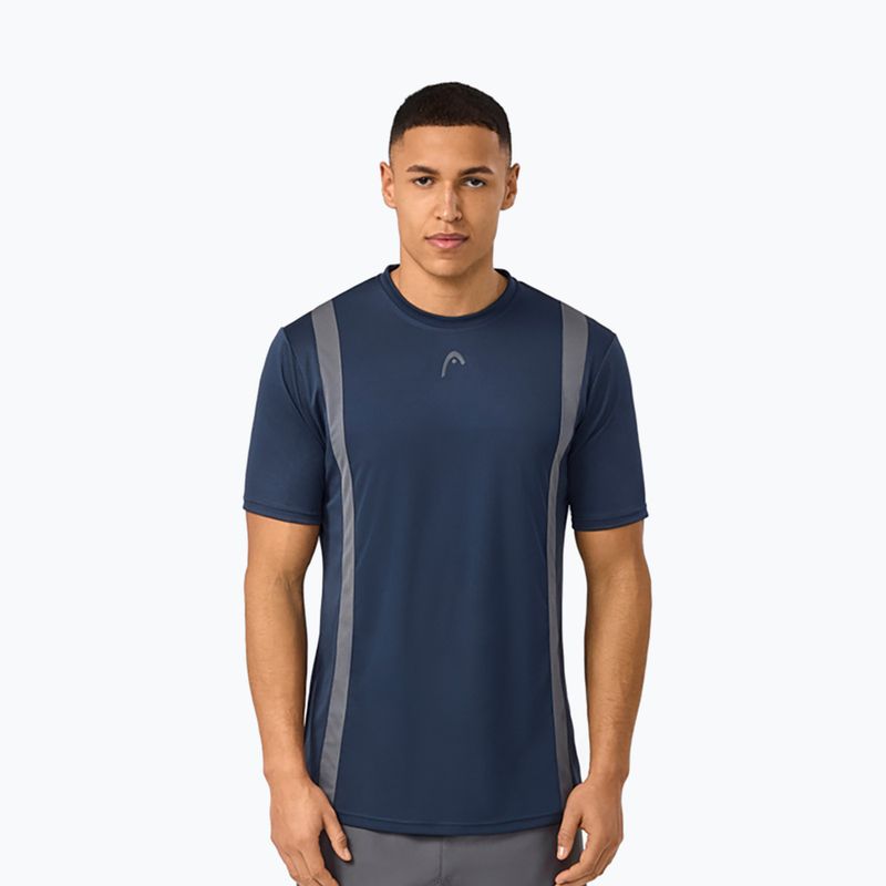 Мъжка поло фланелка за тенис HEAD Club 25 Tech Polo navy