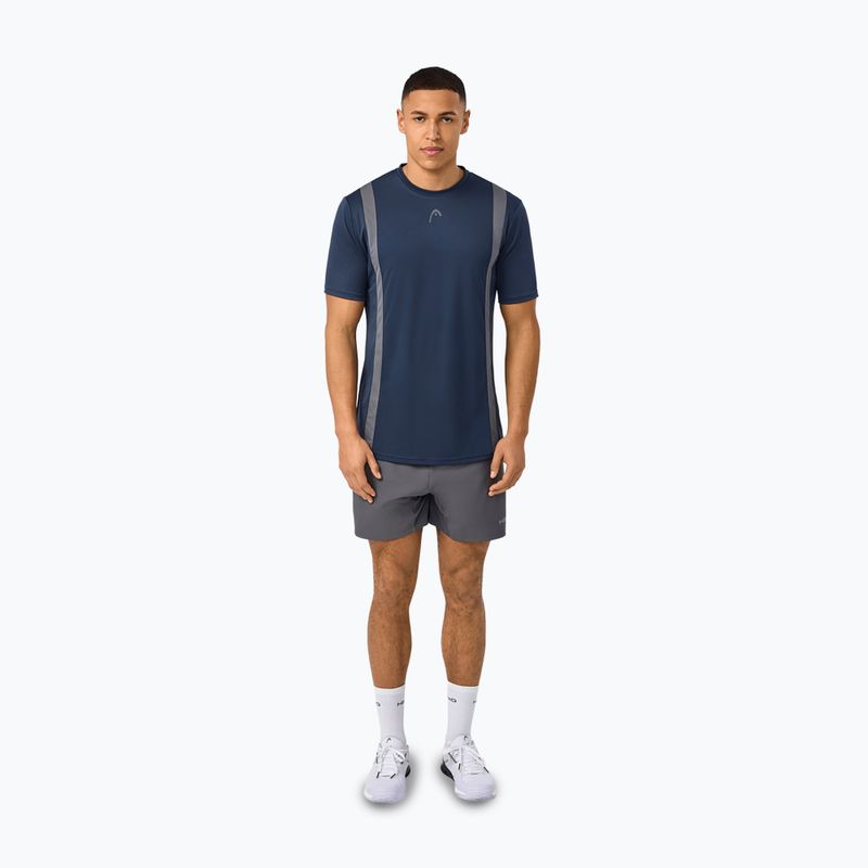 Мъжка поло фланелка за тенис HEAD Club 25 Tech Polo navy 2