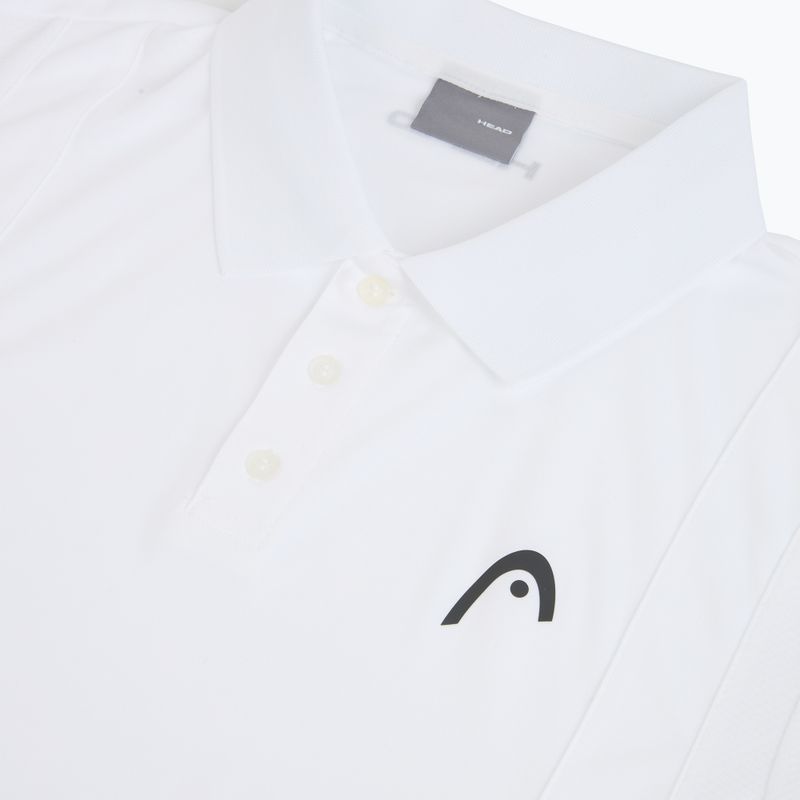 Мъжка поло фланелка за тенис HEAD Club 25 Tech Polo white 3