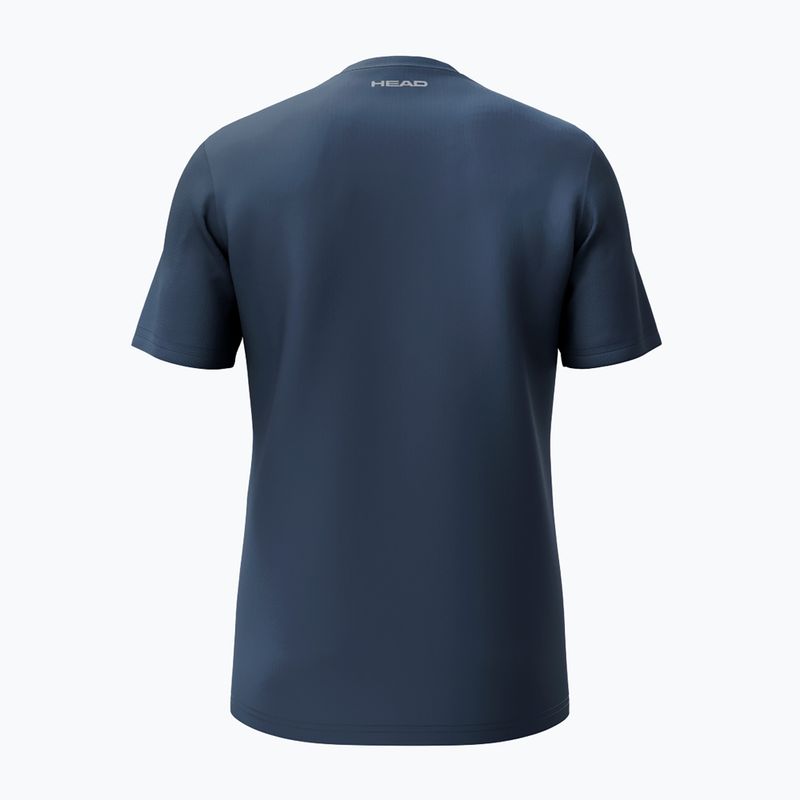 Мъжка тениска за тенис HEAD Club 25 Tech navy 2