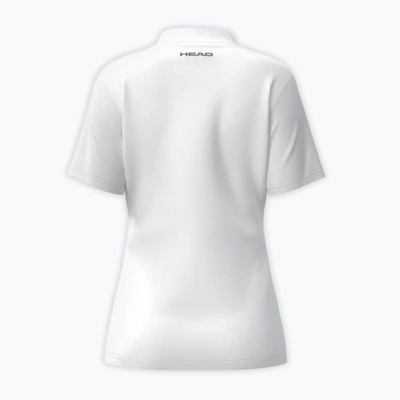 Дамска фланелка за тенис HEAD Club 25 Tech Polo white 8