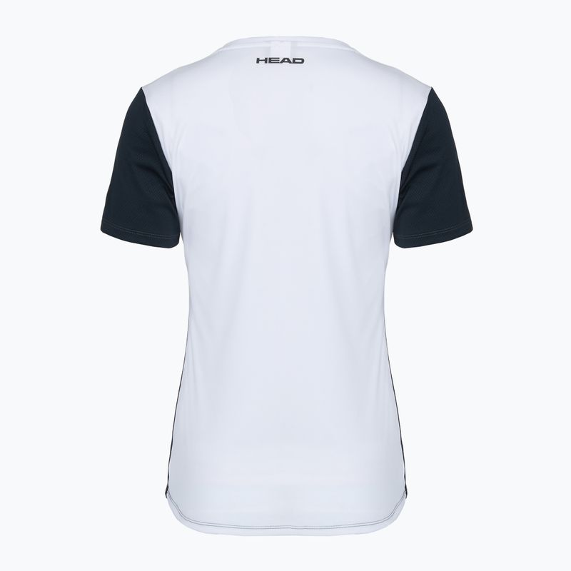 Дамска тениска за тенис HEAD Club 25 Tech W navy/white 2