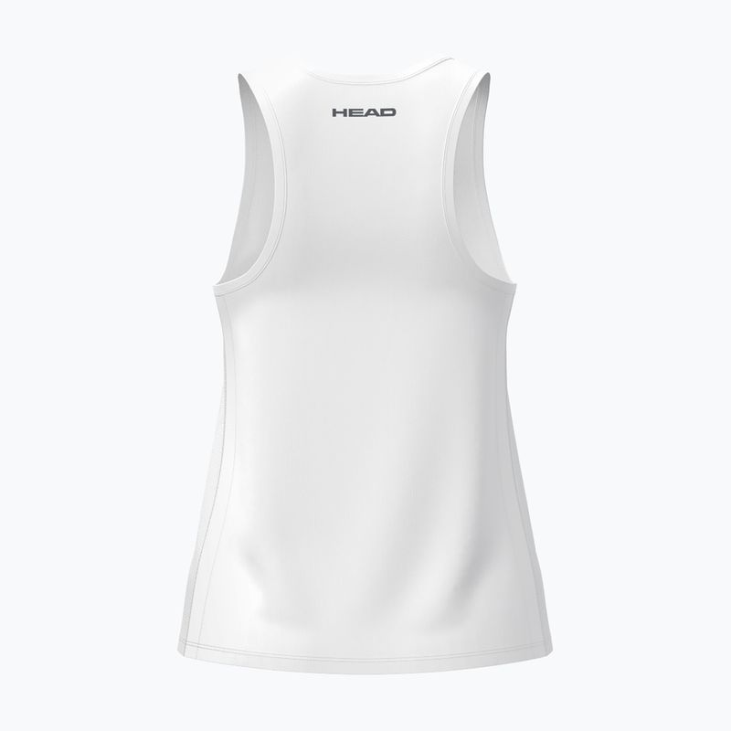 Дамски потник за тенис HEAD Club 25 Tech Tank Top W white 2