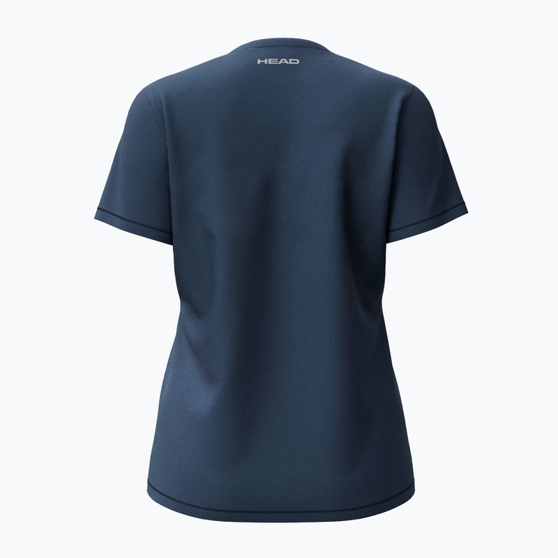 Дамска тениска за тенис HEAD Club Original W navy 2