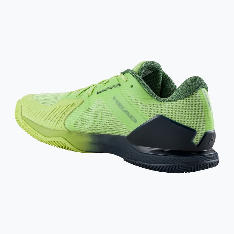 Мъжки обувки за тенис HEAD Sprint Pro 4.0 Clay lime/ navy 2