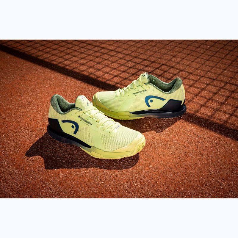 Мъжки обувки за тенис HEAD Sprint Pro 4.0 Clay lime/ navy 6