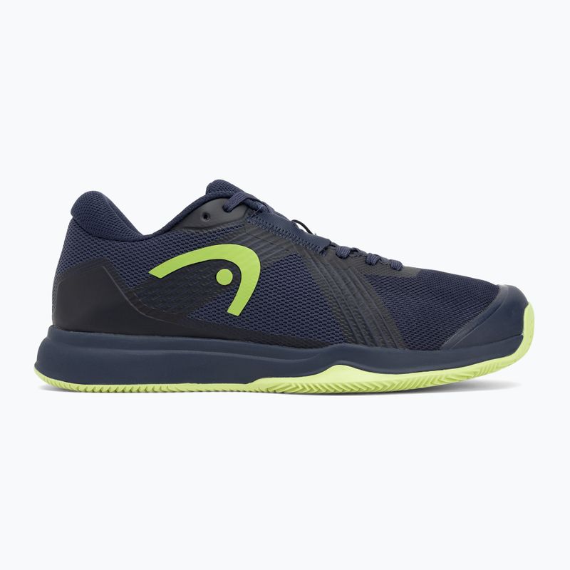 Мъжки обувки за тенис HEAD Sprint Team 4.0 Clay navy/ lime 2