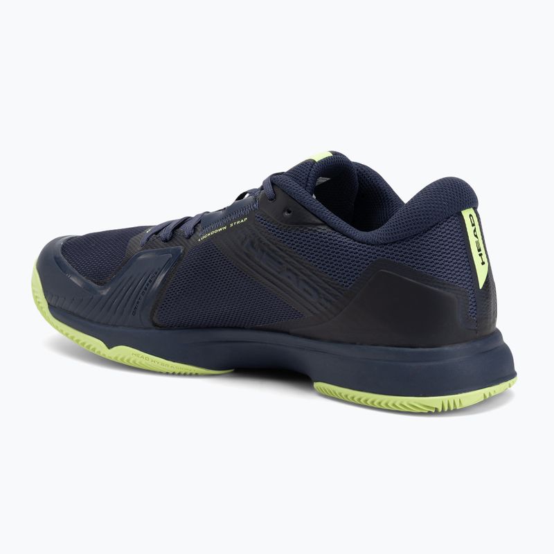 Мъжки обувки за тенис HEAD Sprint Team 4.0 Clay navy/ lime 3