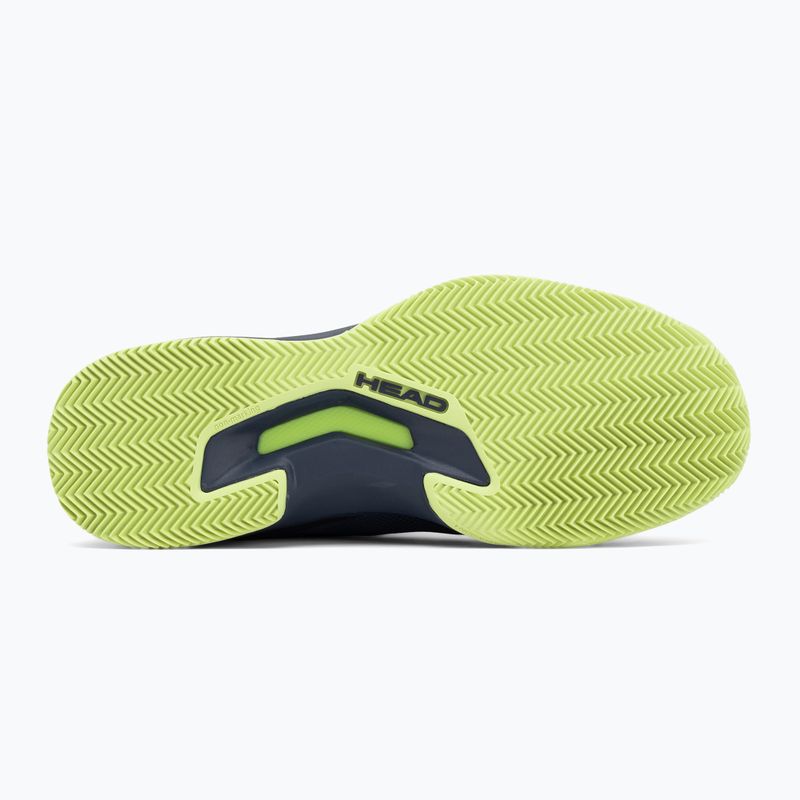 Мъжки обувки за тенис HEAD Sprint Team 4.0 Clay navy/ lime 4