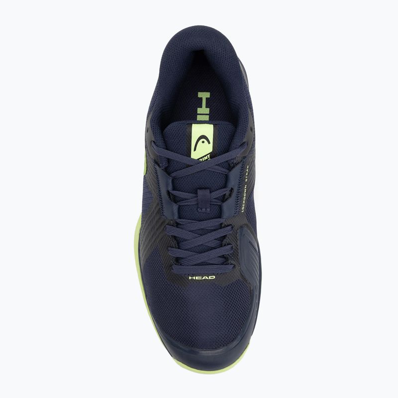 Мъжки обувки за тенис HEAD Sprint Team 4.0 Clay navy/ lime 5