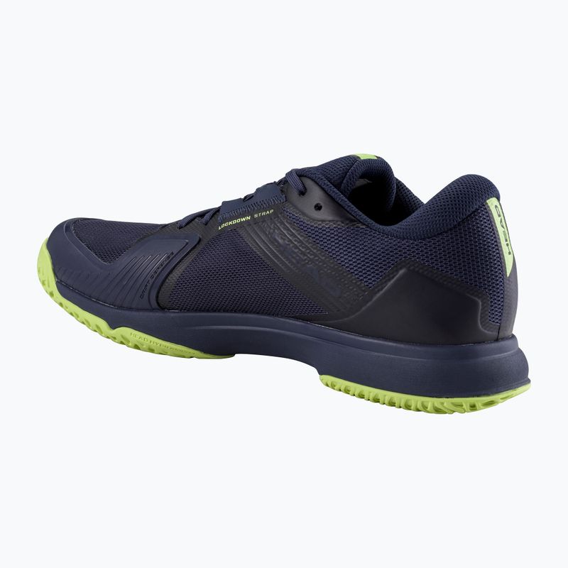 Мъжки обувки за тенис HEAD Sprint Team 4.0 Clay navy/ lime 2