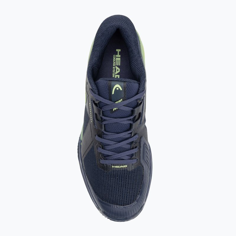 Мъжки обувки за падел HEAD Sprint Pro 4.0 navy/lime 5