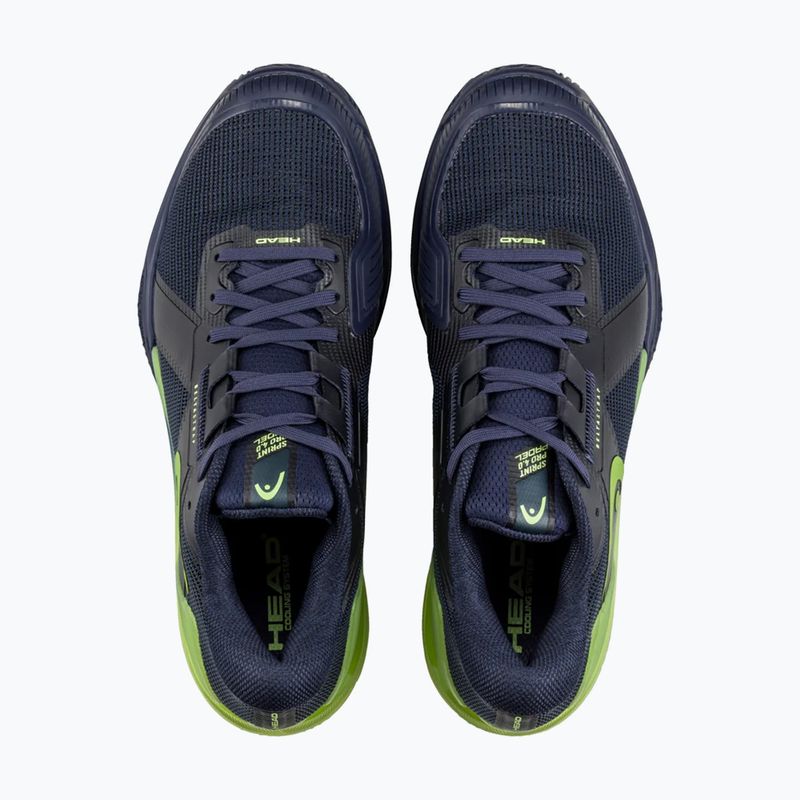 Мъжки обувки за падел HEAD Sprint Pro 4.0 navy/lime 4