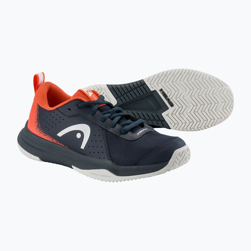 Детски обувки за тенис HEAD Sprint Court 4.0 dark blue/ red 5