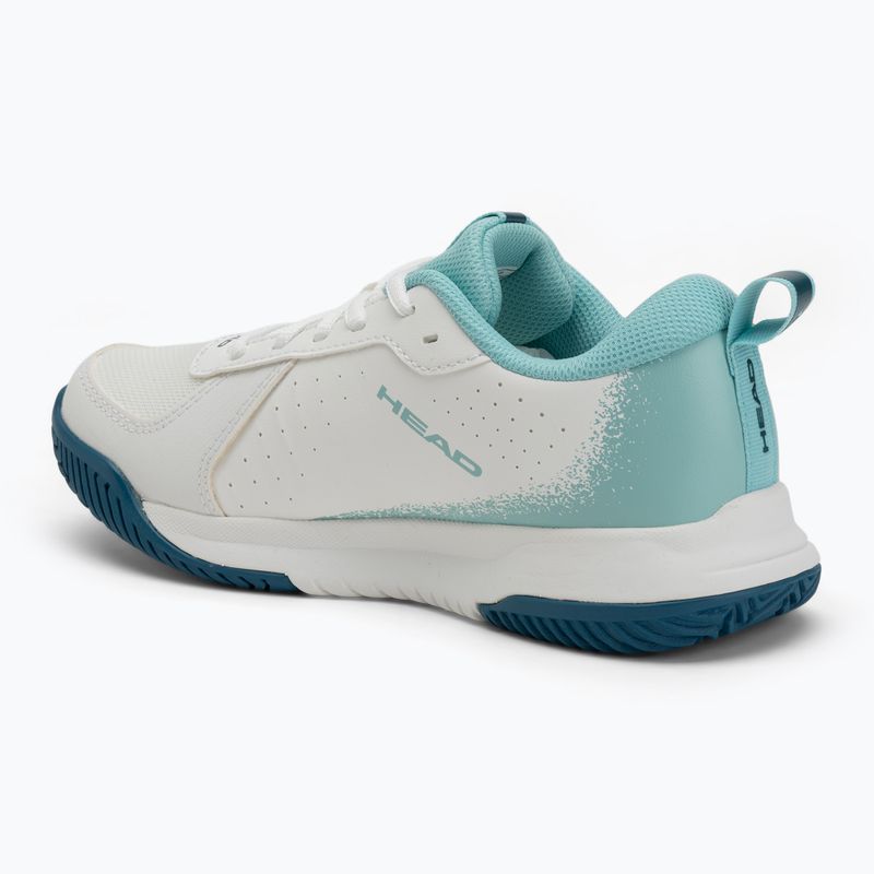 Детски обувки за тенис HEAD Sprint Court 4.0 white/ turquise 3