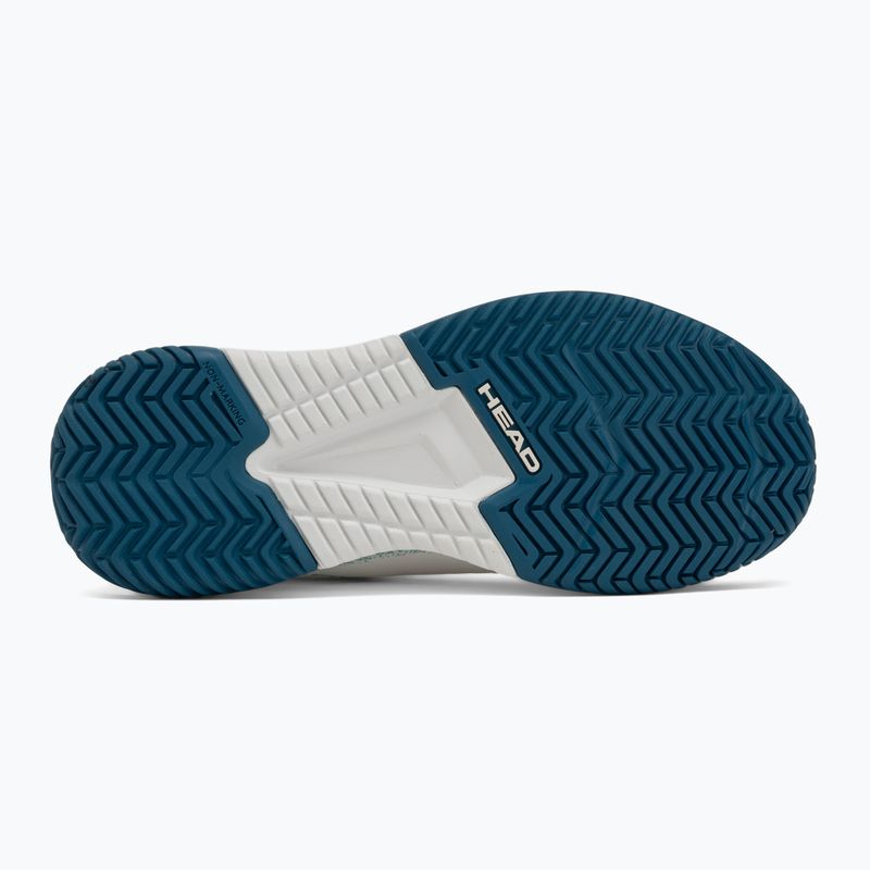 Детски обувки за тенис HEAD Sprint Court 4.0 white/ turquise 4