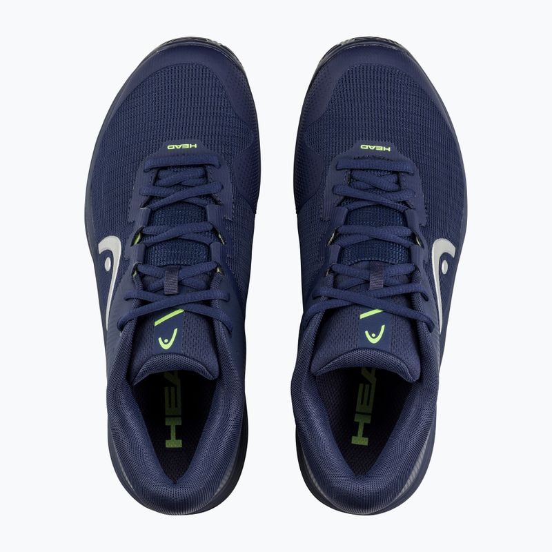 Мъжки обувки за тенис HEAD Revolt Evo 2.0 Clay navy/ lime 4