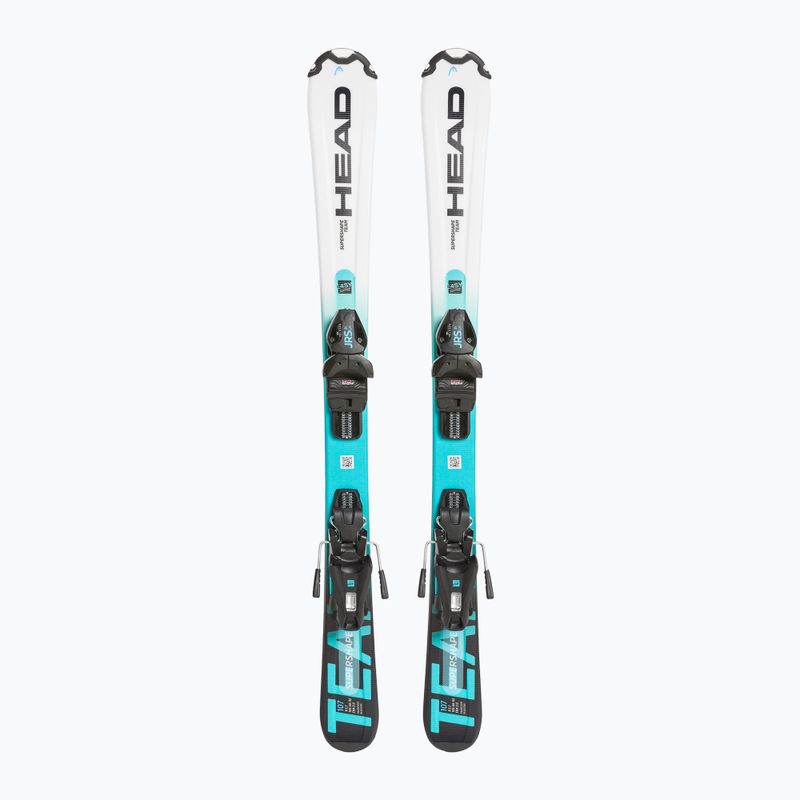 Детски ски за спускане HEAD Supershape Team Easy JRS + Jrs 4.5 white/blue