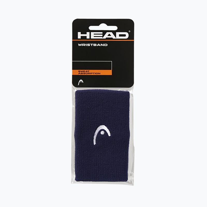 Накитник HEAD Wristband 5" 2 бр. Navy