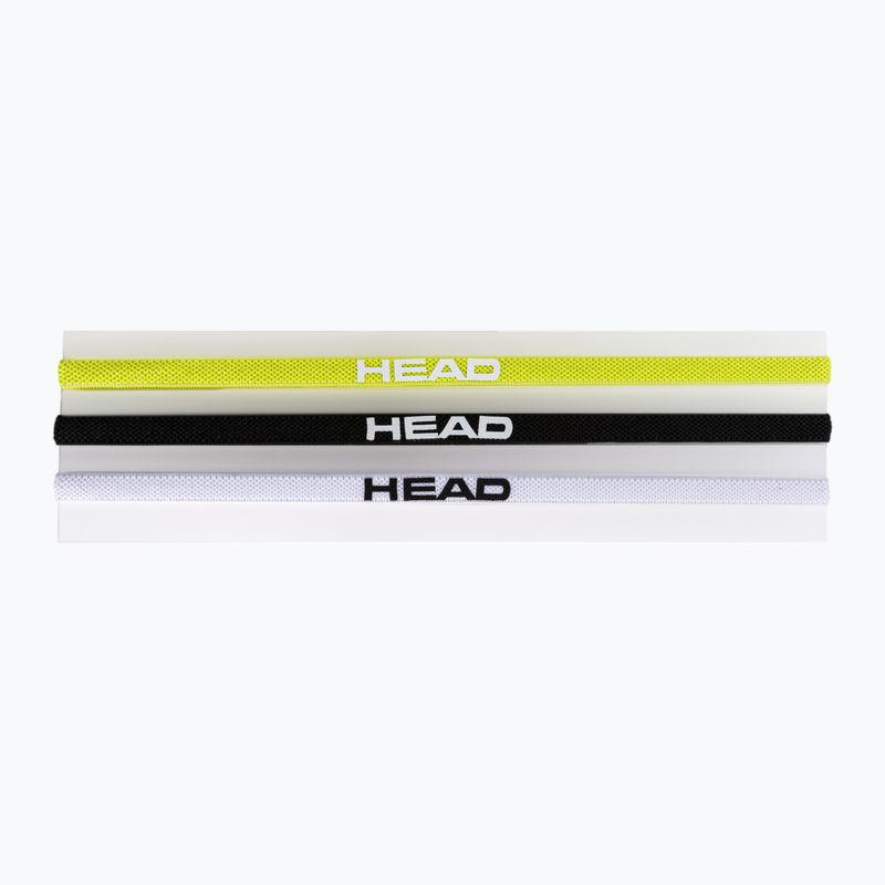 Лента HEADband 3P 3 бр. бяла/жълта/черна 817099 2